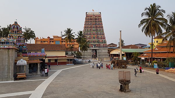 Sri Sharada Temple and Gopuram