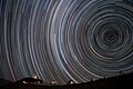 Image 19Starry circles arc around the south celestial pole, seen overhead at ESO's La Silla Observatory. (from Earth's rotation)