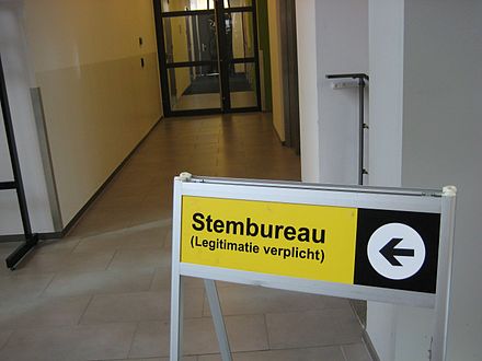 Polling station in Winterswijk