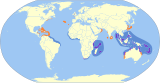 Aire de répartition de la Sterne de Dougall