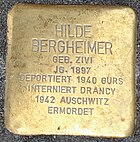 Stolperstein für Hilde Bergheimer