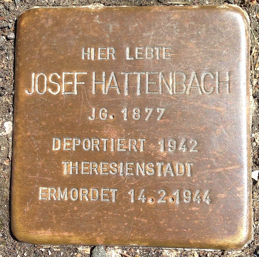 Stolperstein Herborn Nassaustraße 3 Josef Hattenbach