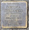 Stolperstein Hilbertstr 1 (Lichtr) Dorothea Freudenfels.jpg