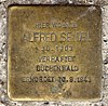 Stolperstein Isländische Str 17 (Prenz) Альфред Зайдель.jpg