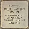 Stolperstein für Gabie van Tijn (Westland).jpg