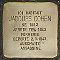 Stolperstein für Jacques Cohen (Sotteville-les-Rouen).jpg