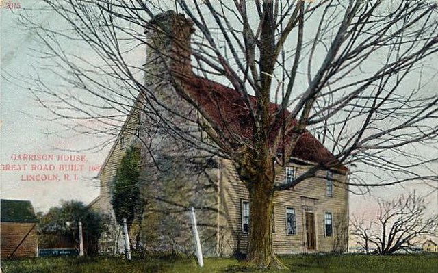 Arnold House, 1691, Lincoln, Rhode Island