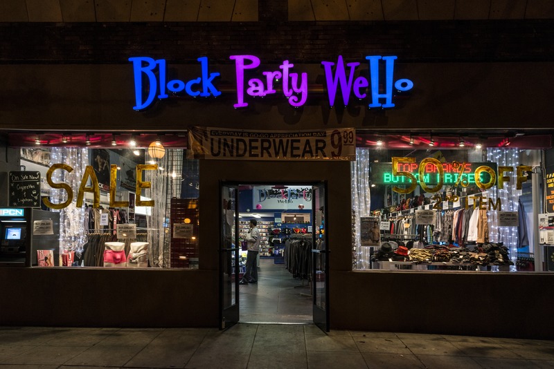 File:Storefront on Santa Monica Boulevard in West Hollywood, California LCCN2013631562.tif