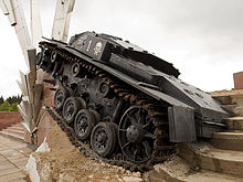 StuG III в открытой экспозиции мемориала 11 героям-сапёрам (Волоколамск, Россия)