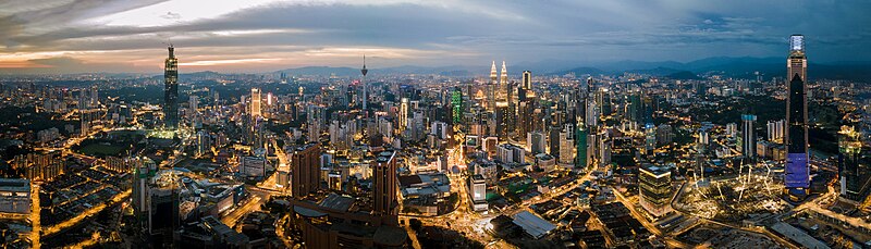 File:Sunset at Kuala Lumpur.jpg