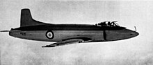 Supermarine Attacker F.1 Supermarine Attacker F1 in flight 1951.jpg