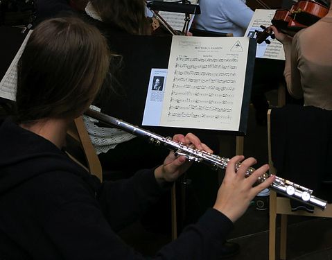 From back side of orchestra