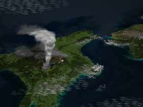 Suuntaa-antava kuva artikkelista Oruanui Eruption