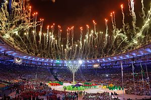 مراسم اختتامیه المپیک ریو در ورزشگاه ماراکانا