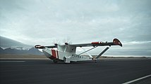 De Flyox I[en] UAV is een watervliegtuig en kan ook worden gebruikt om bosbranden te blussen.