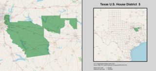 <span class="mw-page-title-main">Texas's 5th congressional district</span> U.S. House district for Texas