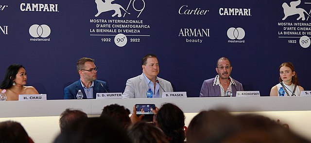 Press conference for "The Whale" in Venice, September 2022