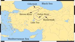 A Kızılırmak Anatóliában