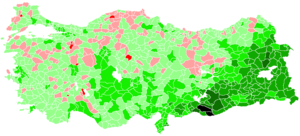 Естествен прираст на населението през 2014 г., по окръзи.