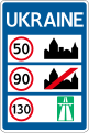 National speed limits (used at border crossings with other countries) (1994–2021)