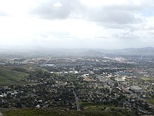 View of the suburban Inland Empire