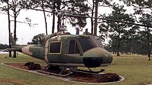 UH-1P on display at Hurlburt Field