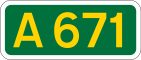 A671 Schild