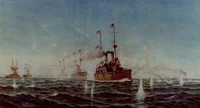 Battle of Manila Bay, 1 May 1898, Fred S. Cozzens