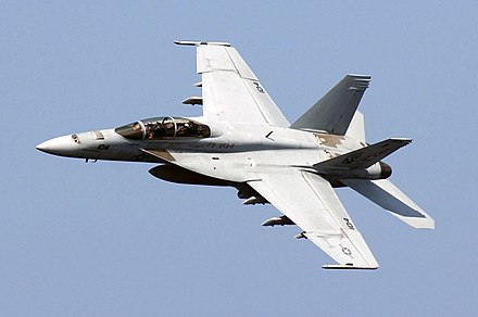 A US Navy F/A-18F Super Hornet
