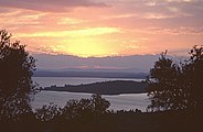 Sonnenuntergang am Trasimener See