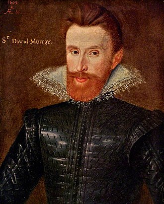 David Murray of Gorthy, 1603, National Galleries of Scotland Unknown artist - Sir David Murray of Gorthy (1567-1629), Poet - PG 3538 - National Galleries of Scotland.jpg