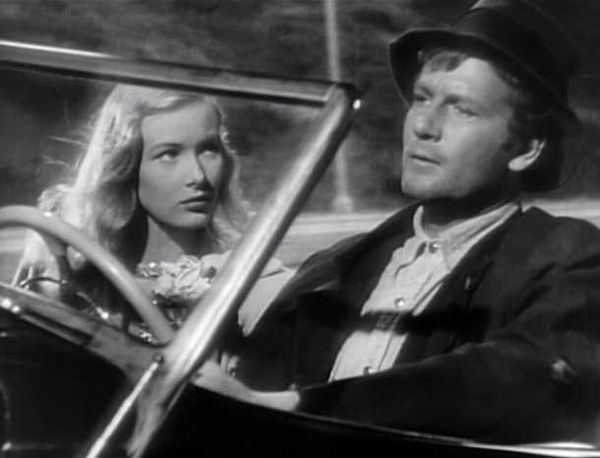 Veronica Lake and Joel McCrea in Sullivan's Travels (1941)