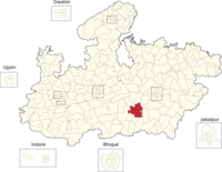 Vidhan Sabha constituencies of Madhya Pradesh (123-Amarwara).png