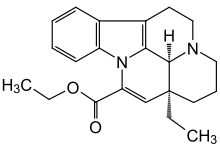 Vinpocetine structural formula