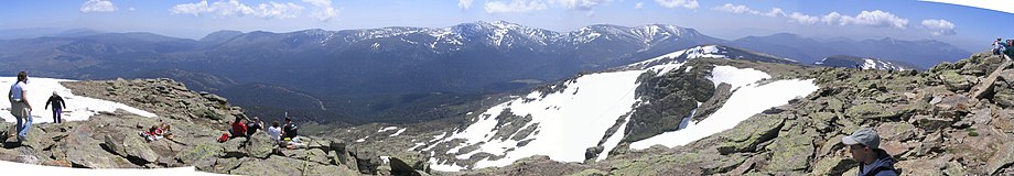 Blick Richtung Westsüdwest vom Gipfel des Peñalara