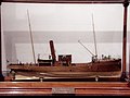 Model van gastransportschip Vlissingen waarmee lichtboeien werden gevuld. Afbeelding & collectie: Zeeuws maritiem muZEEum