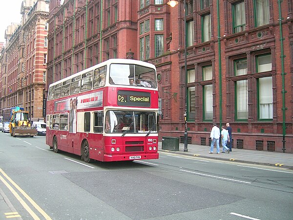 Whitworth Street near junction with Oxford Street in 2008