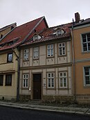 Denkmalgeschütztes Wohnhaus in der Weberstraße 8 in Quedlinburg