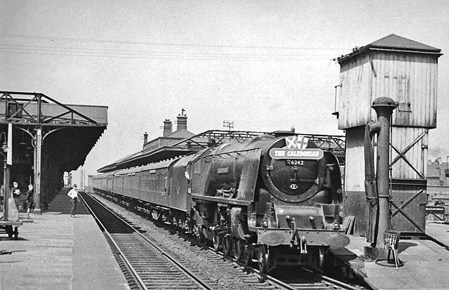 The station in 1957