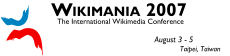 Wikimania2007 logo.svg