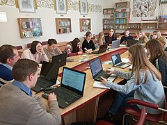 Wikimarathon 2020 at Cherkasy National University 2020-01-25 (12).jpg