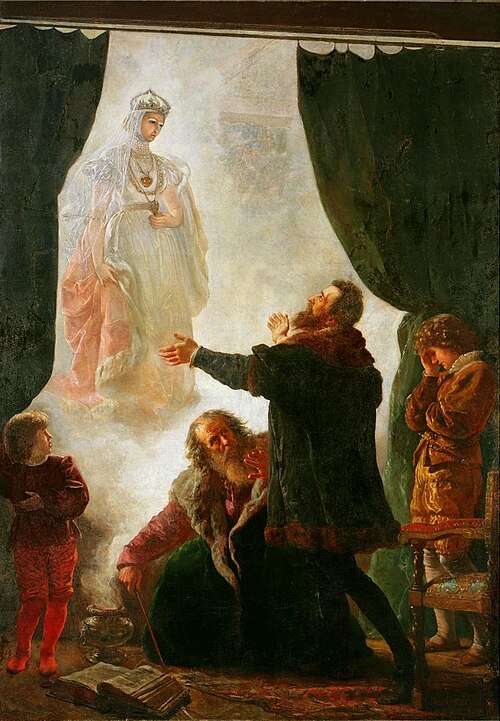 The Ghost of Barbara Radziwiłł by Wojciech Gerson. Ghosts are a common form of the undead.