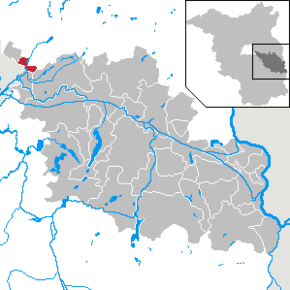 Poziția localității Woltersdorf