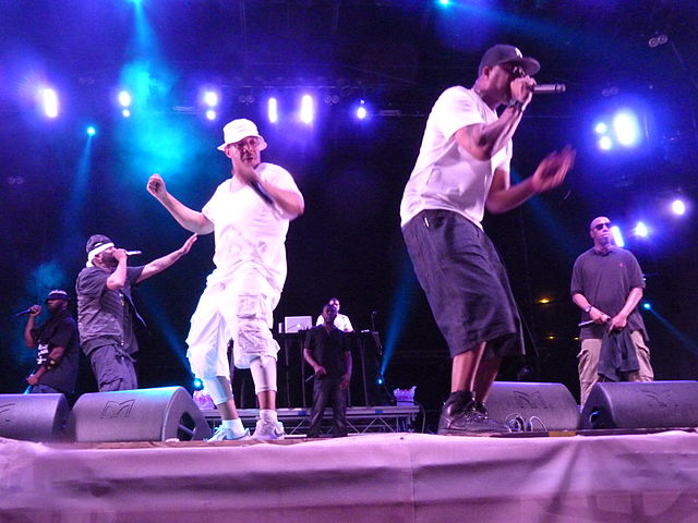 Wu-Tang Clan performing in Budapest in 2015