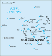 Mapa Wysp Marshalla