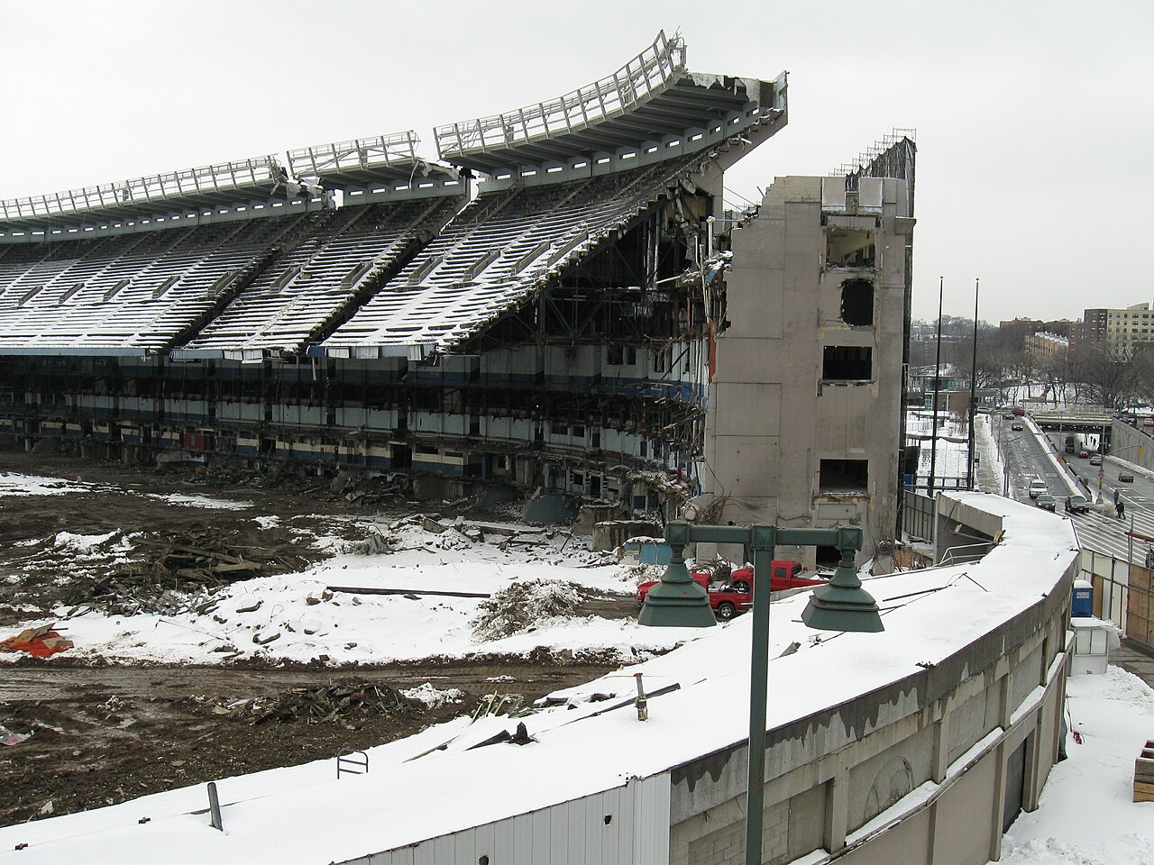 Yankee Stadium Gets Demolished 