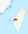 Yunlin County in Taiwan.svg