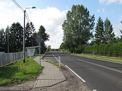 Droga nr 162 w Ząbrowie (pow. kołobrzeski).