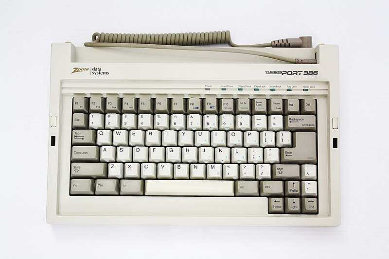 File:Zenith TurbosPORT 386 keyboard top.jpg