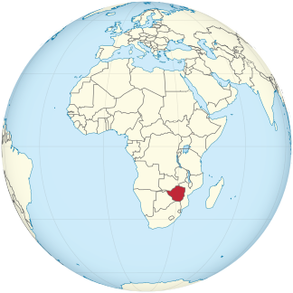 Zimbabwe on the globe (Africa centered).svg